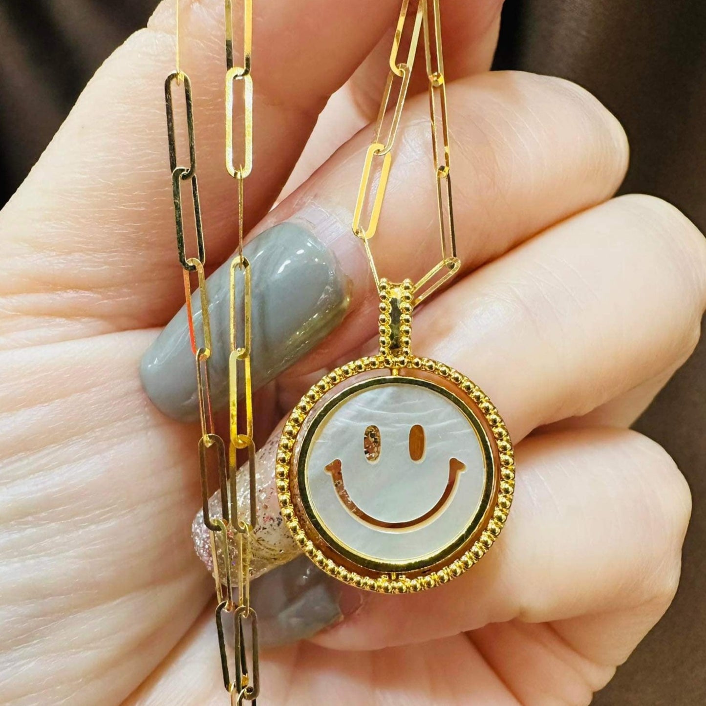 Smile Women’s Necklace 18K Gold