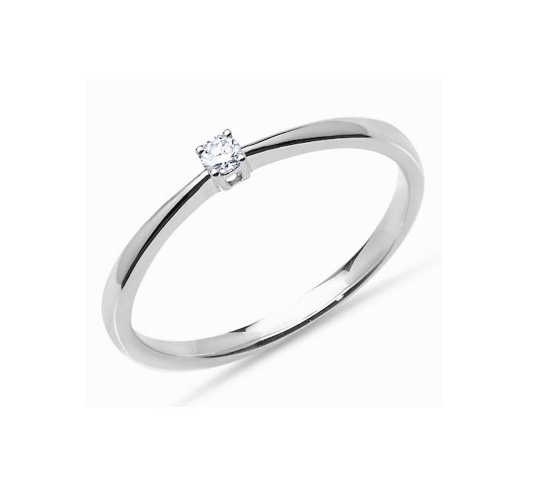 Calista .05ct. Diamond Promise Ring / Engagement Ring 14K Gold