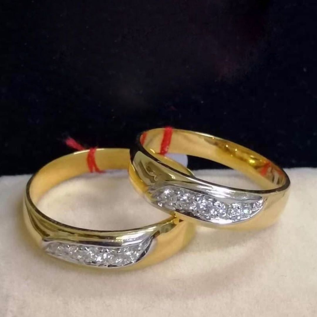 GRACE Diamond Wedding Rings in 14K Gold