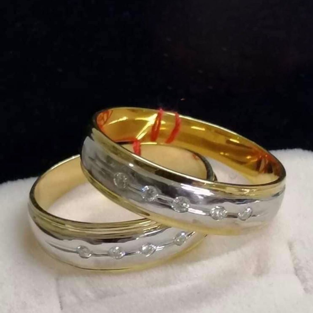 ROME Diamond Wedding Rings in 14K Gold