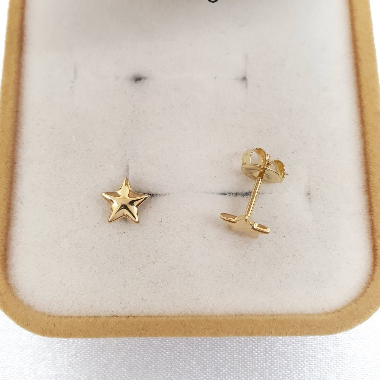 Star Stud Earrings 18K Gold