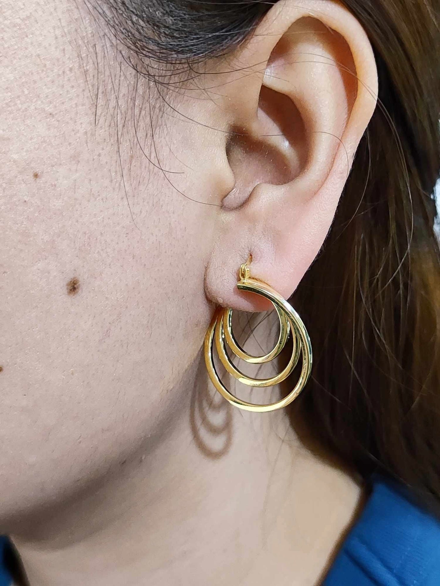 Hoop Earrings 18K Gold