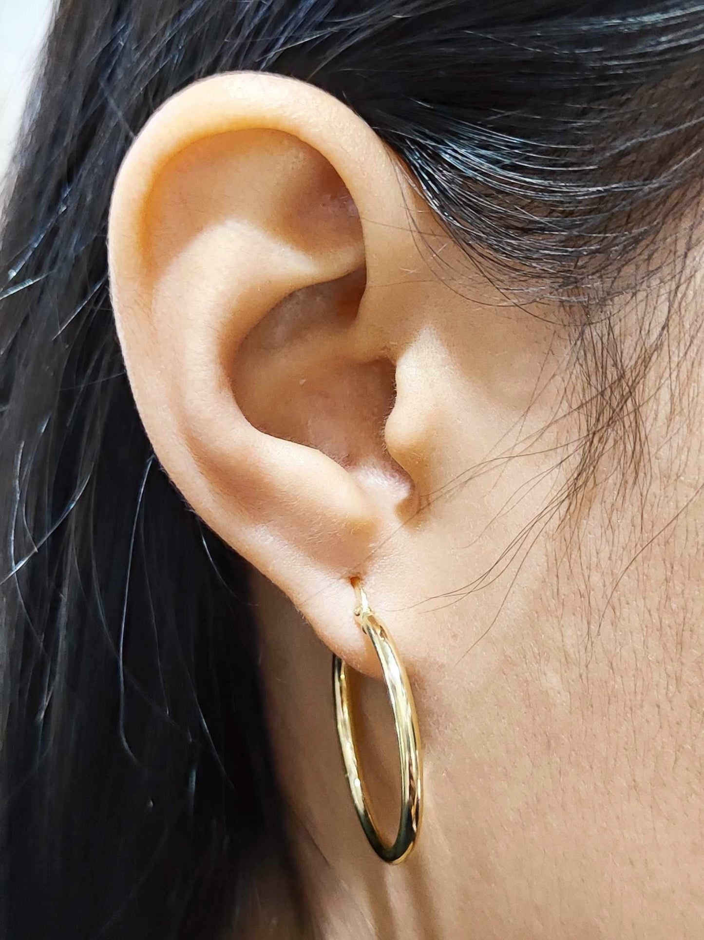 Hoop Earrings 18K Gold