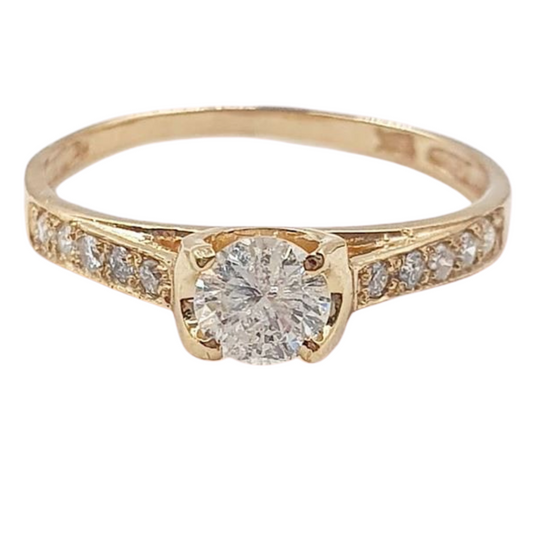 .25ct Diamond Engagement Ring, Women's Ring, Anniversary Gift, Birthday Gift, Graduation Gift, GIft to self