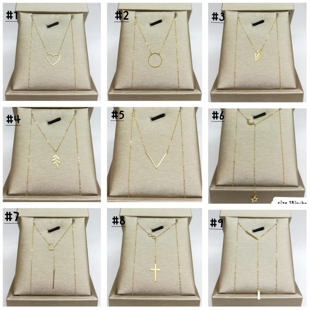 Trendy Dainty 18K Women's Necklaces