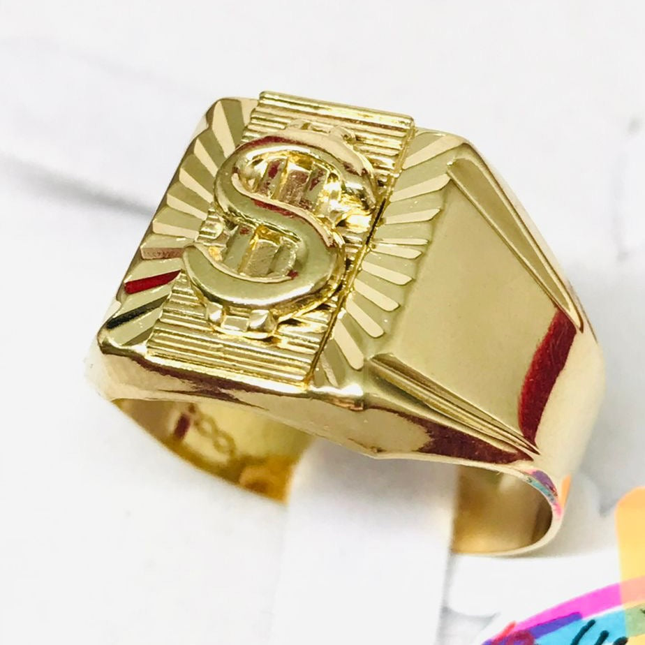 Dollar Men’s Ring 18K Gold