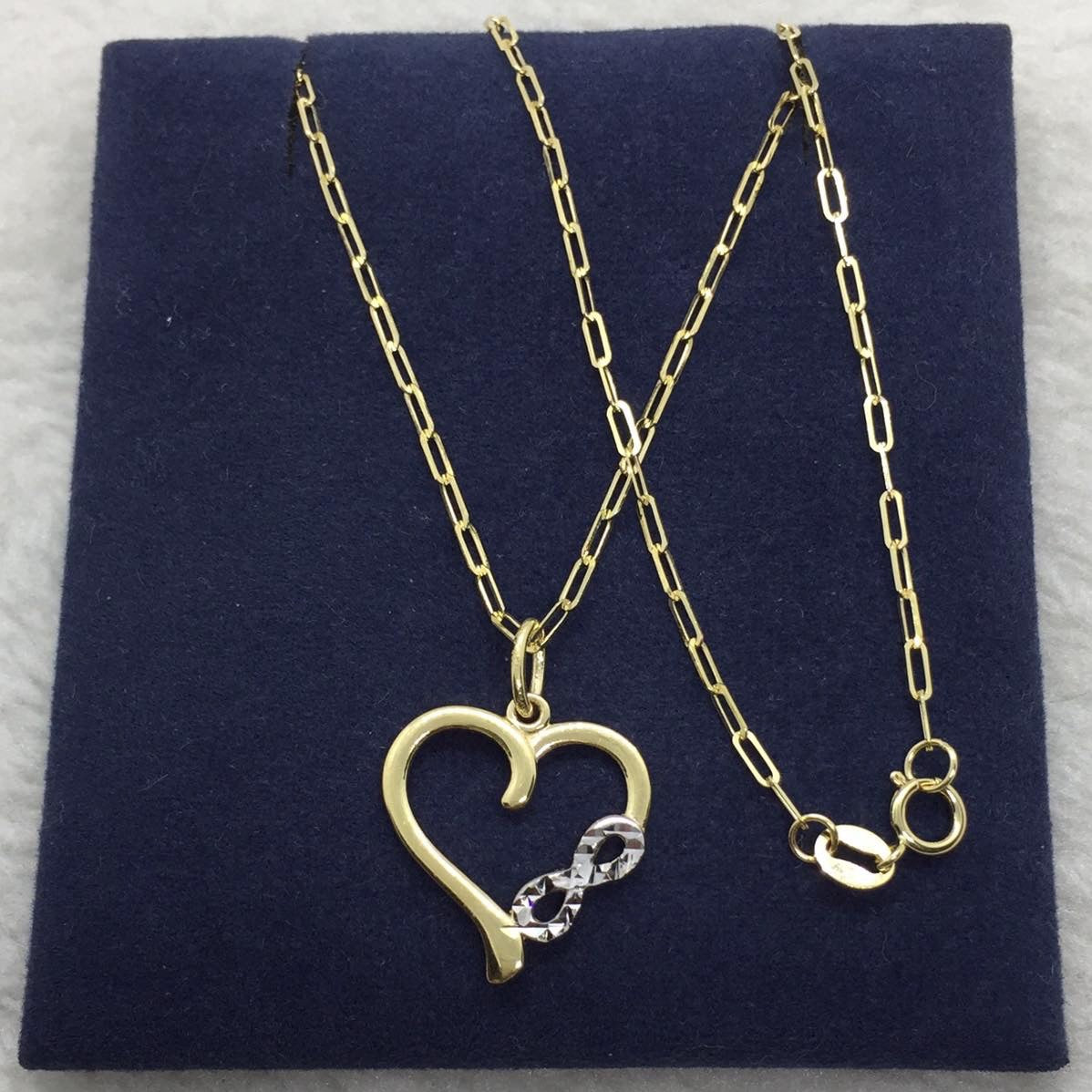 Heart Infinity Women’s Necklace 18K Gold