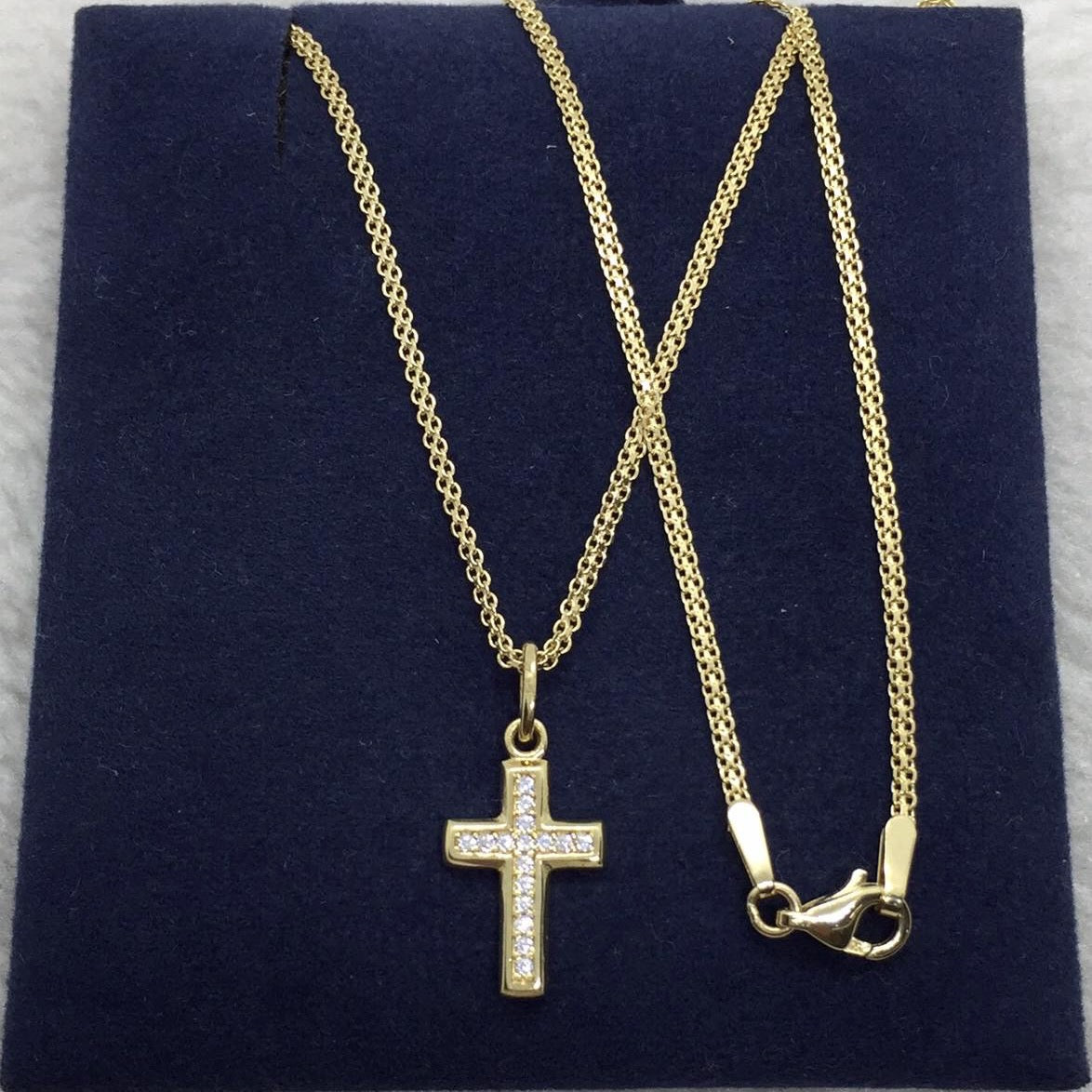 Cross Women’s Necklace 18K Gold