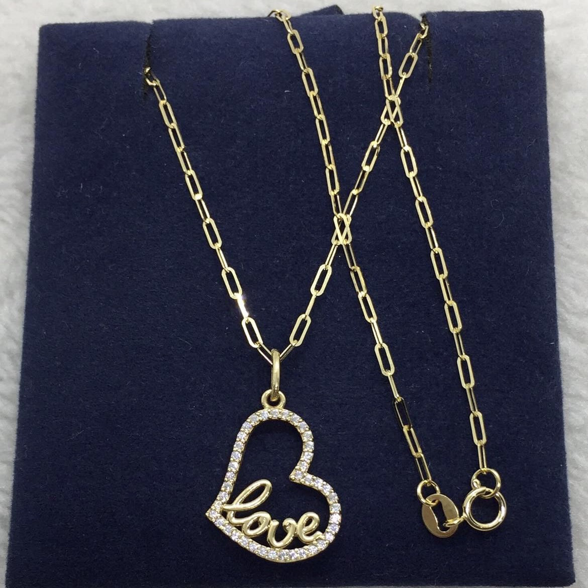 Love Heart Women’s Necklace 18K Gold