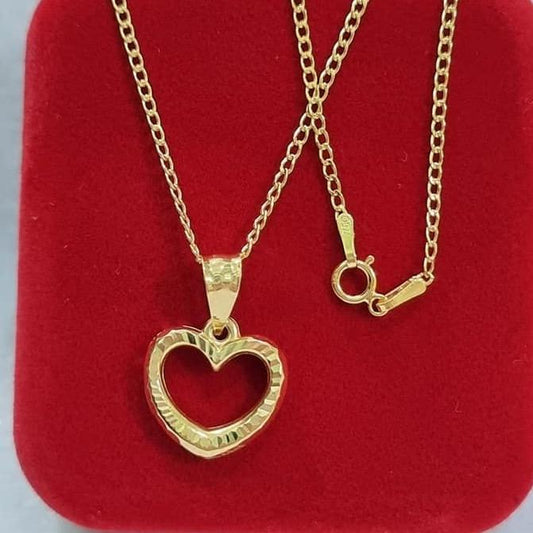 Heart Necklace 18k Gold
