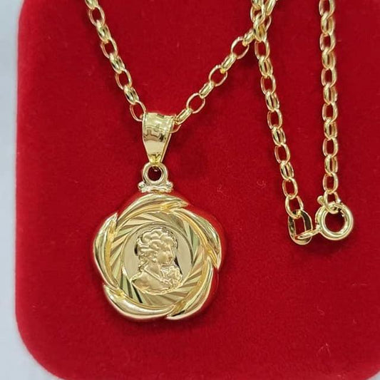 Cameo Necklace 18K Gold