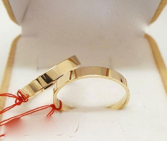 18K Gold Wedding Rings - ZNZ Jewelry Philippines